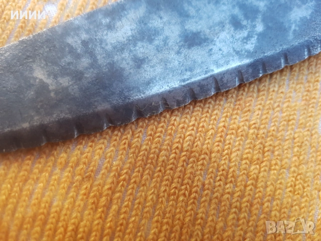 Овчарски ловен нож с трион, снимка 3 - Антикварни и старинни предмети - 53275199