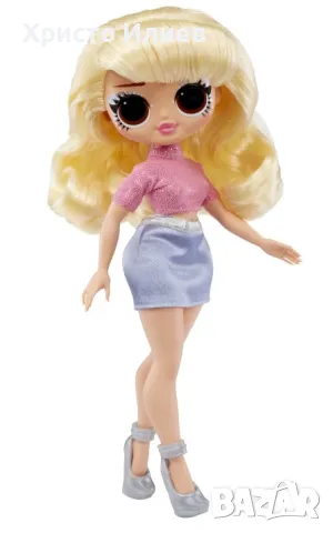 Кукла L.O.L. Surprise! O.M.G. Fly Gurl с руса коса и четка LOL