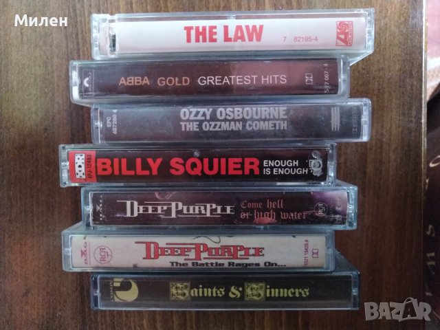 Оригинални касети рок /хард рок Billy Squier,Deep Purple , Ozzy, Abba,Paul Rogers,, снимка 2 - Аудио касети - 39949355