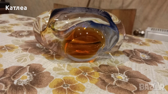 Пепелник чешко стъкло , снимка 5 - Други - 53624265