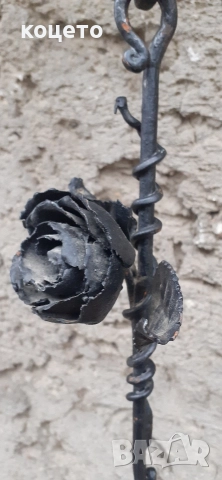уникална камбана за порта ковано желязо, снимка 4 - Антикварни и старинни предмети - 52875925