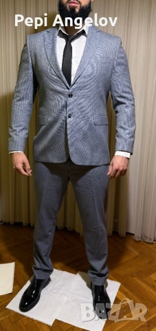 Елегантни мъжки костюми + официални обувки – абитуриентски, неразличими от нови 👔, снимка 5 - Костюми - 53853222