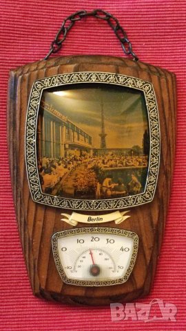 Сувенирен термометър Берлин, ГДР. , снимка 4 - Антикварни и старинни предмети - 39312498