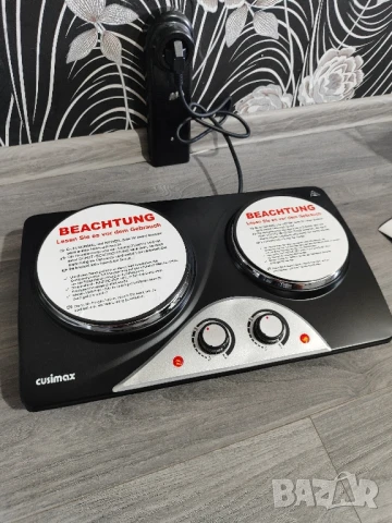 ПРОМО ! CUSIMAX 2500 W двойна електрическа плоча !, снимка 7 - Котлони - 51340615