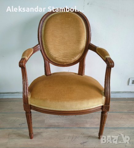 Кресло клубно от началото на 20 Век, снимка 1 - Столове - 41445589