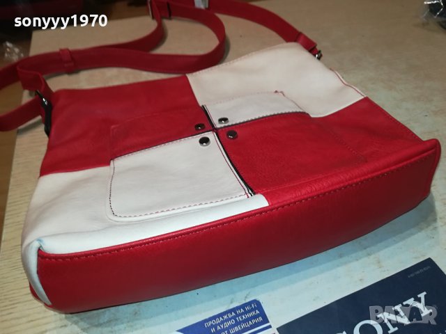 ЧАНТА ЧЕРВЕНО И БЯЛО-НОВА 0908231209, снимка 8 - Чанти - 41803088