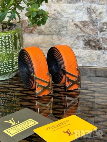 колани от естествена кожа в кутия louis vuitton , снимка 2 - Колани - 50970175