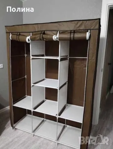 Спален гардероб с цип и 3 разделения, снимка 1