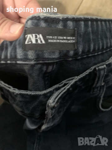 Дънки Zara черни и сини и блуза Lucy, снимка 4 - Дънки - 52875816