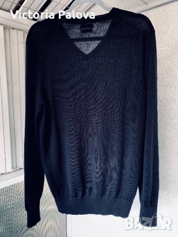 Пуловер от тънък меринос GUTTERIDGE Италия, снимка 11 - Пуловери - 42620482