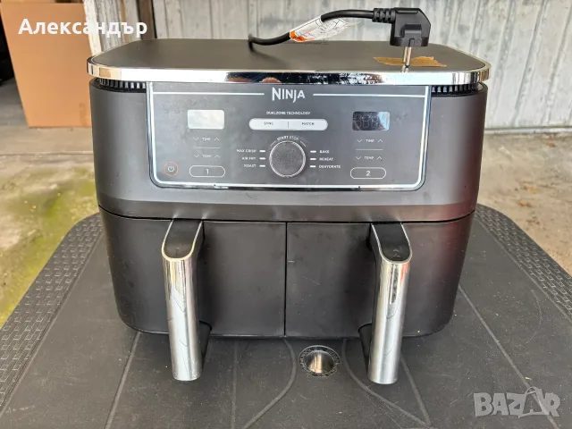 AIR FRYER NINJA AF400EU MAX DOUBLE BASKET, снимка 5 - Фритюрници - 56255711