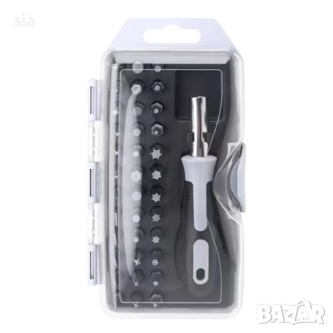 Отвертка с 36 броя накрайници , снимка 3 - Отвертки - 52316391