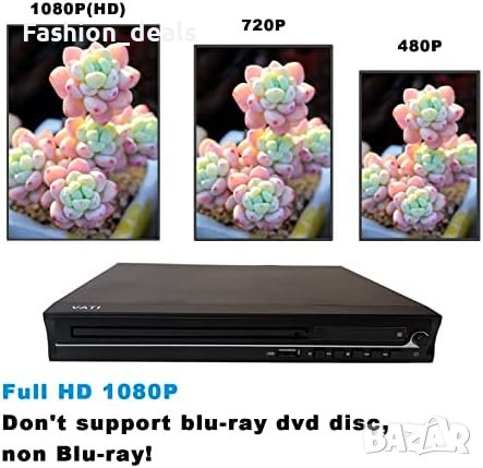 Нов HDMI DVD плейър за телевизор/Smart TV/USB вход/Дом Кино, снимка 6 - Плейъри, домашно кино, прожектори - 41163666