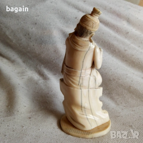 Статуетка от моржов зъб., снимка 3 - Статуетки - 53703644