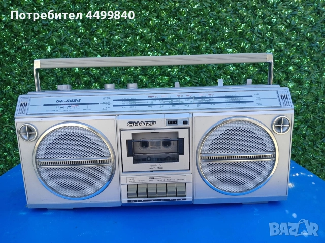 ПРОДАВАМ КАСЕТОФОН ПЕРФЕКТНО ЗАПАЗЕН МНОГО РЯДЪК МОДЕЛ ЧИСТ ЯПОНЕЦ ( SHARP GF-6464H JAPAN) 