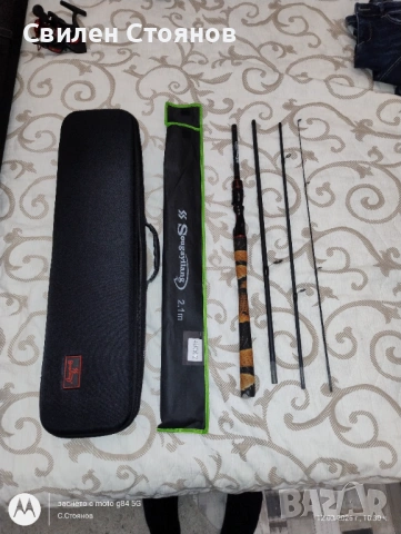 Травъл спининг+ калъф., снимка 4 - Въдици - 53809118