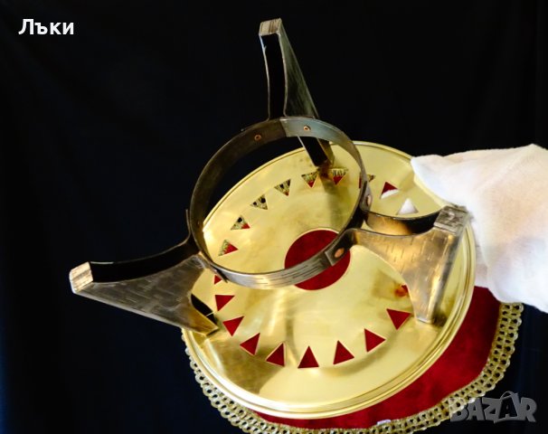 Бронзова пиростия,мангал,стойка за съдове,котлон. , снимка 6 - Антикварни и старинни предмети - 40589191