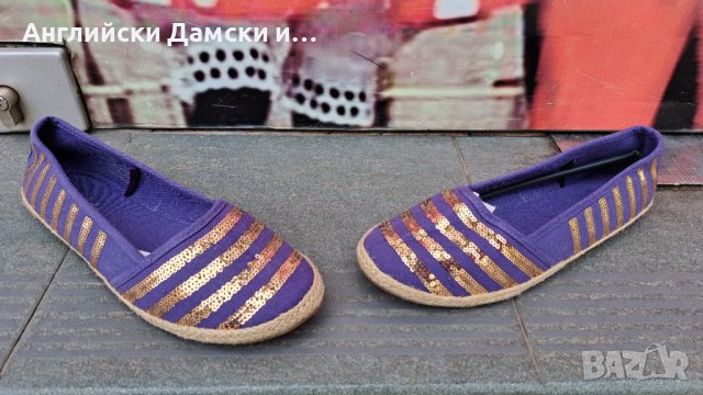 Английски дамски еспадрили , снимка 3 - Дамски ежедневни обувки - 40857504