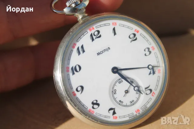 СССР джобен часовник ''Молния'', снимка 10 - Антикварни и старинни предмети - 50024624