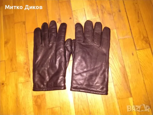 Ръкавици естествена кожа на Силвер Пазарджик нови размер 11 с подплата, снимка 2 - Ръкавици - 47866976