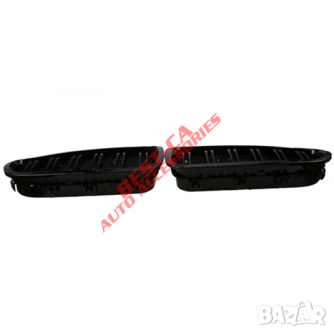 Черни двойни бъбреци пиано лак БМВ BMW 5-та серия F10 F11 2010 - 2016, снимка 5 - Аксесоари и консумативи - 44655322