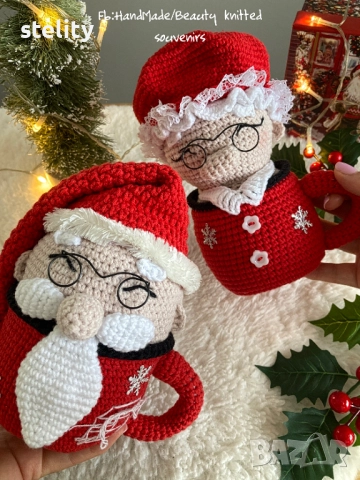 Декорация коледни чаши