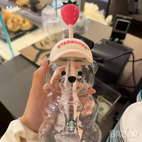 Оригинална Starbucks Bearista чаша – Мече 🧸 | ПРЕДВАРИТЕЛНА ПОРЪЧКА, снимка 4 - Чаши - 55920332