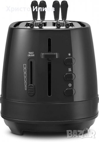 Тостер DeLonghi 550 W Черен, снимка 3 - Тостери - 40153639
