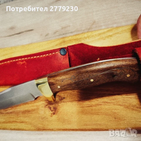 Нож ръчна изработка на Майстор П.Неделев Нов, снимка 2 - Ножове - 50885874