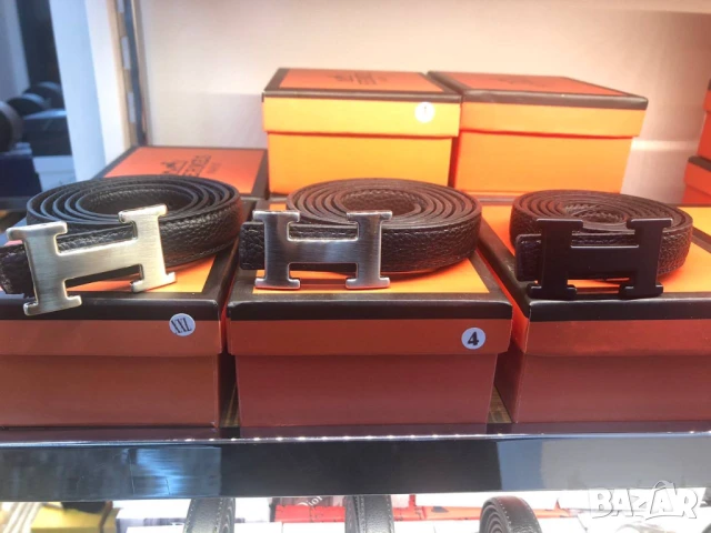 колани от естествена кожа в кутия louis vuitton gucci dior hermes prada, снимка 12 - Колани - 51356175