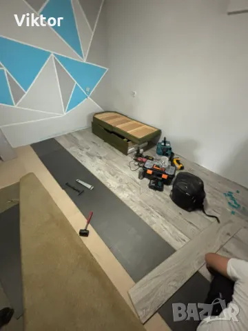 Монтаж на ламиниран паркет, ПВЦ и MDF первази, алуминиеви лайсни за под и стена, снимка 3 - Ремонти на апартаменти - 49788466