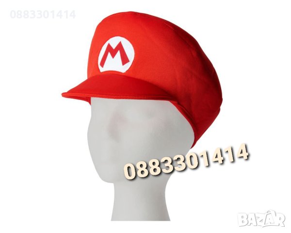 Плюшена шапка Супер Марио 