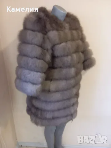 Палто от лисица , снимка 3 - Палта, манта - 49977443