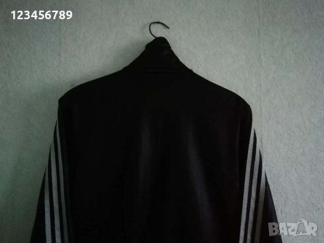 Adidas Chile 62 Originals Black/Silver Trefoil оригинално горнище мъжко размер S vintage , снимка 3 - Спортни дрехи, екипи - 53509594