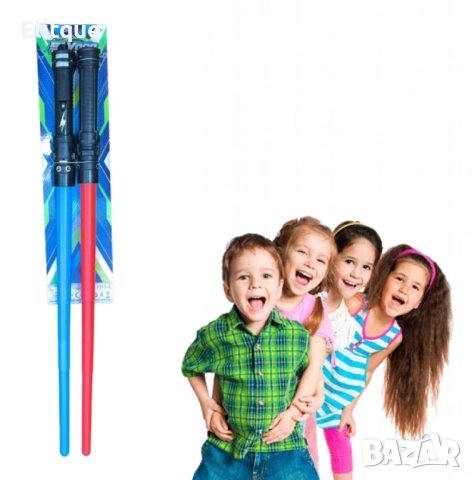 Детски лазерни мечове с червен и син лъч – Комбинирай за още по-вълнуваща битка, снимка 3 - Други - 52743540