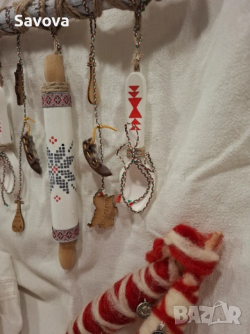 Малко стенно пано в етно стил, снимка 3 - Ръчно изработени сувенири - 53079092