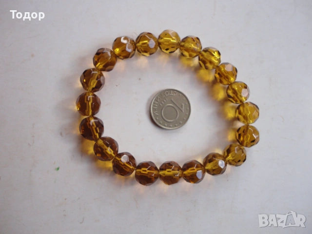 Разтегателна гривна с естествени фасетирани камъни 2