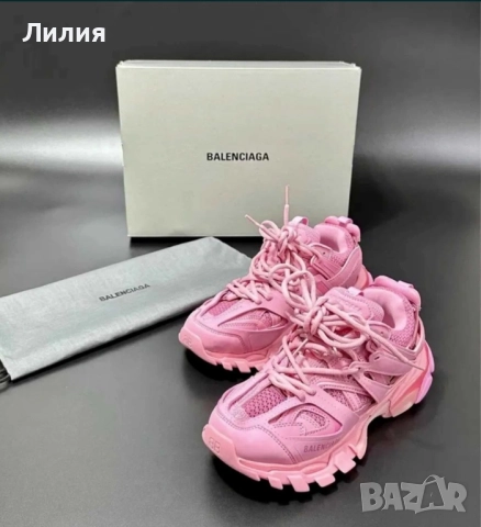 Оригинални маратонки Balenciaga pink , снимка 8 - Маратонки - 51578716