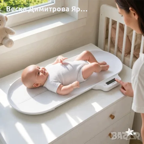 Електронна бебешка везна - За следене на теглото на вашето бебе, снимка 11 - Електронни везни - 55832738