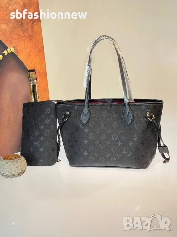 Louis Vuitton Neverfull medium size, снимка 7 - Чанти - 55759874