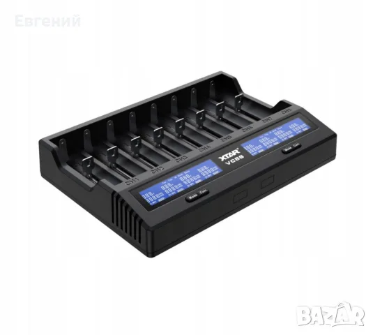 Зарядно устройство Xtar VC8S за Li-ion и Ni-MH батерии, 8 канала, LCD, USB-C, 194x134x34mm, снимка 4 - Батерии, зарядни - 55787247