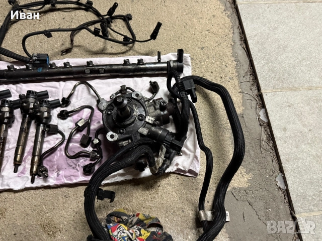 ОТЛИЧЕН Комплект Дюзи/Рейл/ Помпа/Маркучи/Трьбички за -BMW 3.0d/258hp-, снимка 5 - Части - 53843007