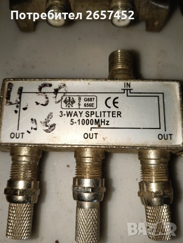 Сплитери за кабелна телевизия, снимка 2 - Приемници и антени - 53752015