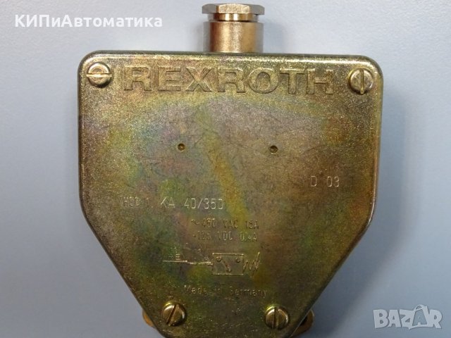 Датчик за налягане Rexroth HED1 KA 40/350 pressure switch , снимка 3 - Резервни части за машини - 39001228
