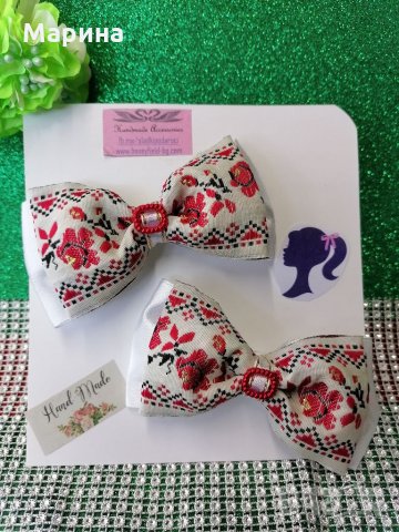 Панделка за коса с фолклорни /етно мотиви , снимка 9 - Други - 34316583