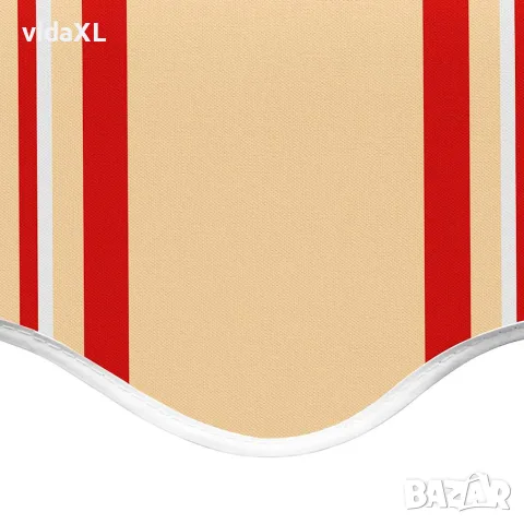 vidaXL Резервен плат за тента, жълт и оранжев, 450x300 см, полиестер, снимка 5 - Облицовки - 56146587