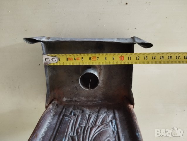 старо месингово кандило,тамянник,свещник, снимка 2 - Други ценни предмети - 41575601