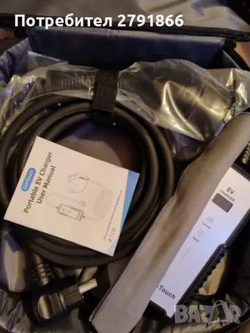 Заряден кабел за електрически автомобили RamTouch тип 2 Schuko 3.7 kW, 1 фаза, 6м. LCD дисплей, снимка 8 - Аксесоари и консумативи - 50160101