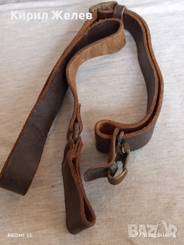 Винтидж кожен ремък за оръжие рядък за КОЛЕКЦИОНЕРИ 51105, снимка 5 - Други ценни предмети - 51921135