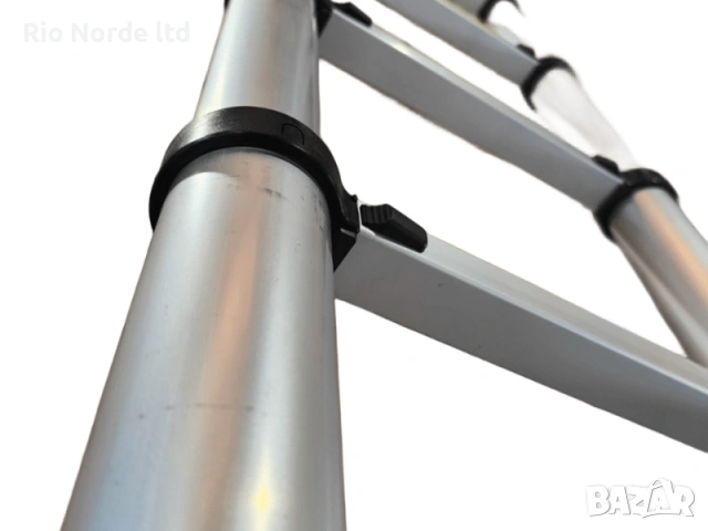 Стълба алуминиева телескопична 3,8м, 150кг, 13 секции, снимка 2 - Други инструменти - 53338743